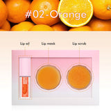 Lip Care Plant Lip Oil/Lip Scrub/Lip Mask 3-in-1 Set