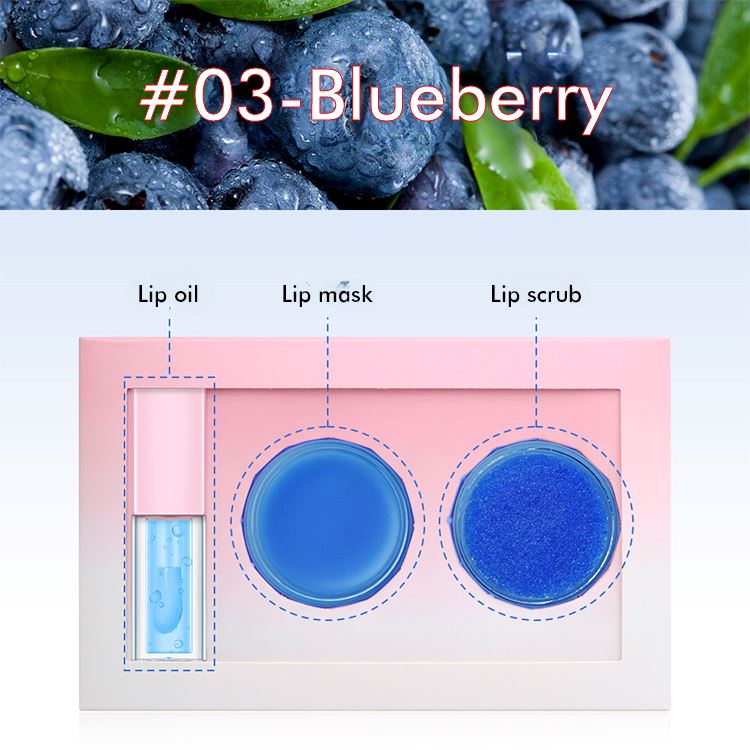 Lip Care Plant Lip Oil/Lip Scrub/Lip Mask 3-in-1 Set