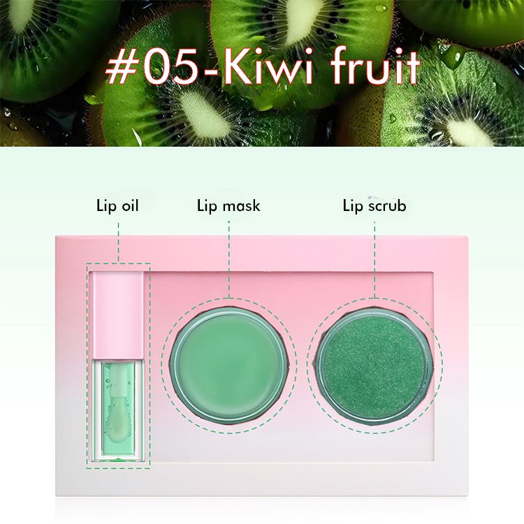 Lip Care Plant Lip Oil/Lip Scrub/Lip Mask 3-in-1 Set