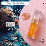 7-Color Transparent Square Tube Lip Oil