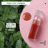 7-Color Transparent Square Tube Lip Oil