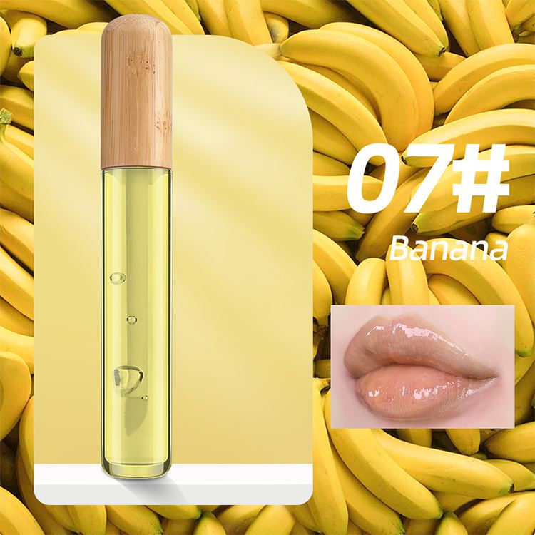 10-Color Lip Care Vegan Fruit Moisturizing Lip Oil