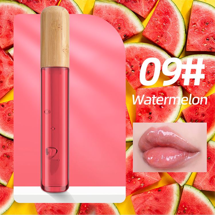 10-Color Lip Care Vegan Fruit Moisturizing Lip Oil
