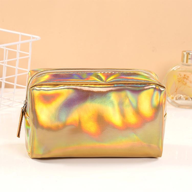 4 color waterproof laser cosmetic bag