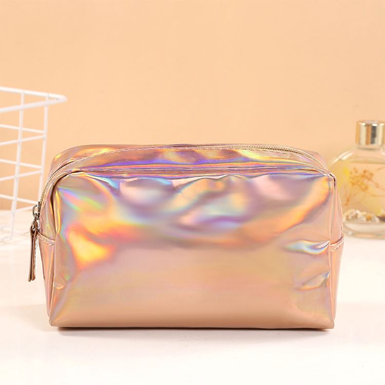 4 color waterproof laser cosmetic bag