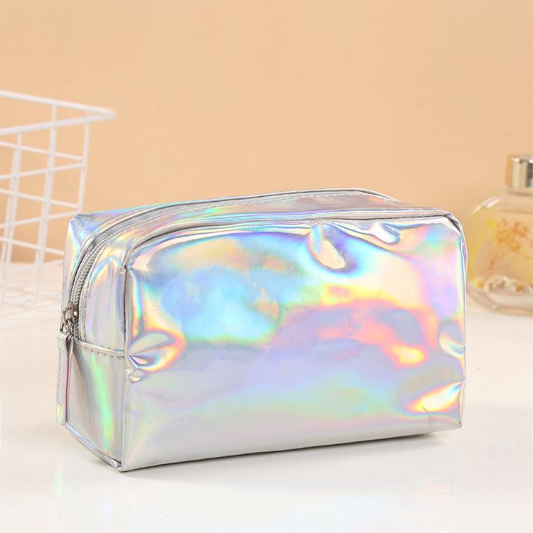 4 color waterproof laser cosmetic bag