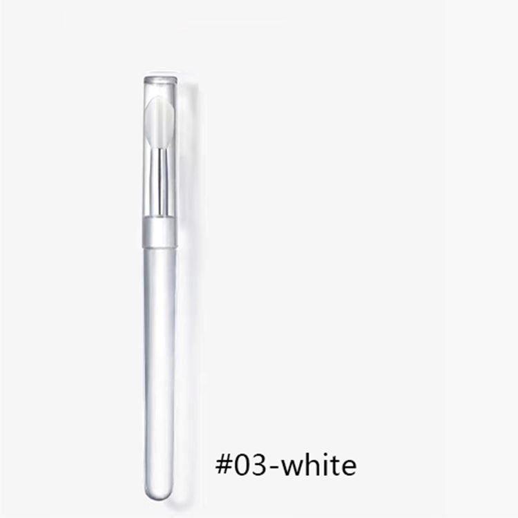 4-Color Silicone Lip Brush With Cover Portable Lipstick Brush Lip Mask Brush Lipstick Brush