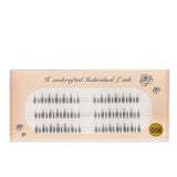 Naturally curled single-cluster false eyelashes