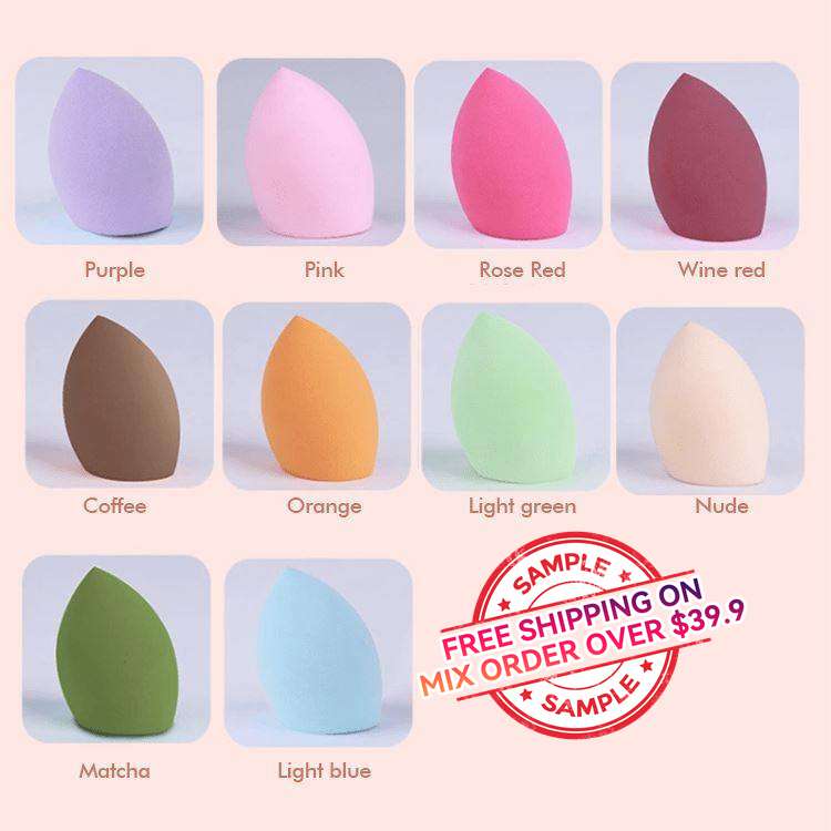 10 Colors Diamond Makeup Blender Sponge (with box) - MSmakeupoem.com