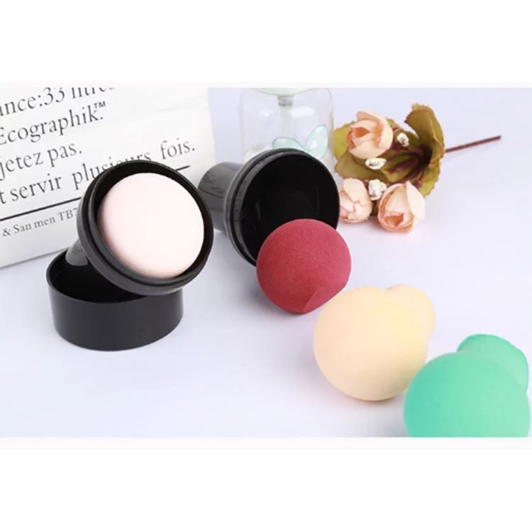 8 colors mushroom puff (with box and handle)
