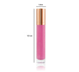 7 Colors Gold Lid Round Tube Lip Glosses