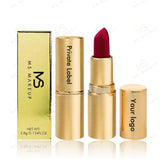 8 color matte golden round tube lipstick(50pcs free shipping)