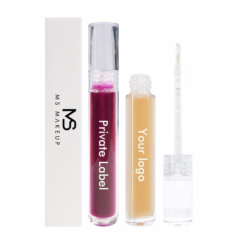 10 Colors Clear Lip Oil Customized Logo - MSmakeupoem.com