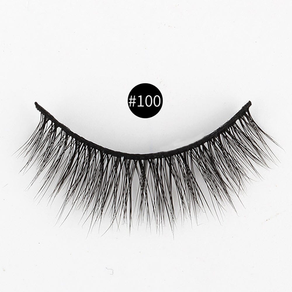 1 pair of 3D imitation mink false eyelashes laser box