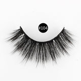 1 pair of 3D imitation mink false eyelashes laser box
