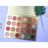 Paleta de sombras de ojos doradas de 24 colores