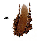 10 colours black lid setting powder with black boxes