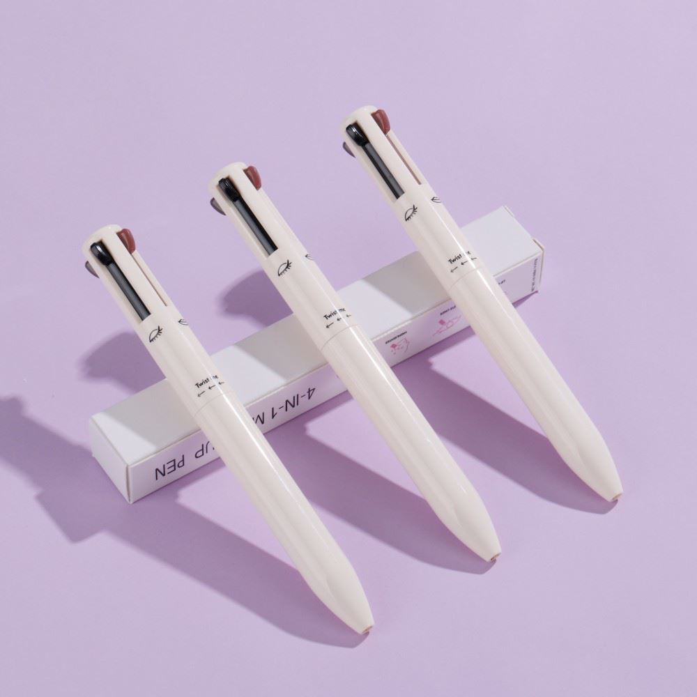 4-in-1 multi-function eyeliner/lipliner/eyebrow pencil/highlight pen