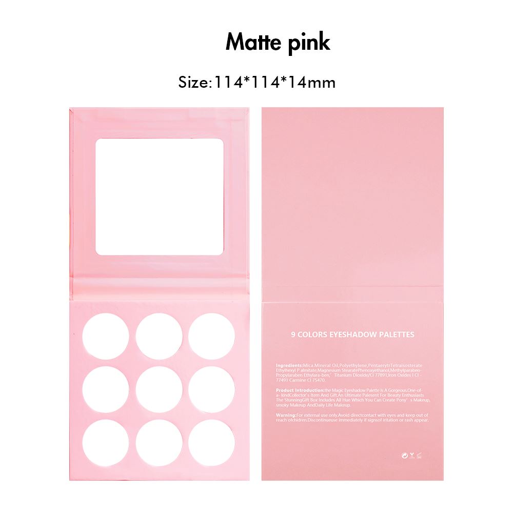 Paleta de sombras de ojos personalizada de 9 colores【50pcs】