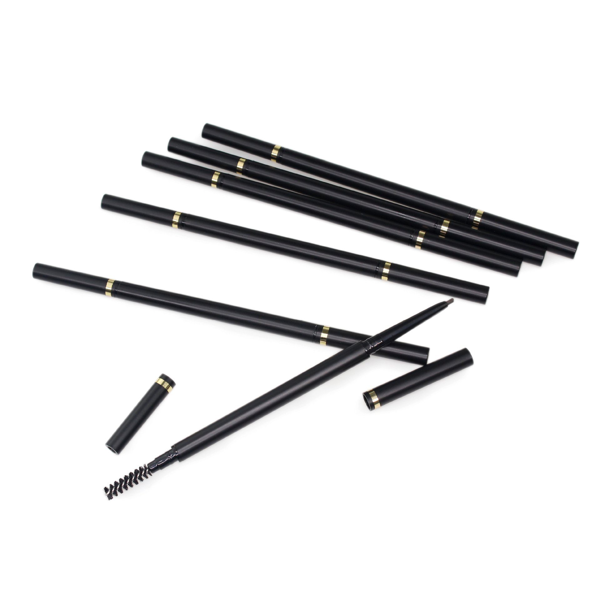 6 Colors  Black Tube Eyebrow Pencil