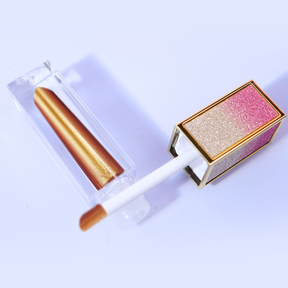34 colors glitter gradient square tube lip gloss(#1-#22)