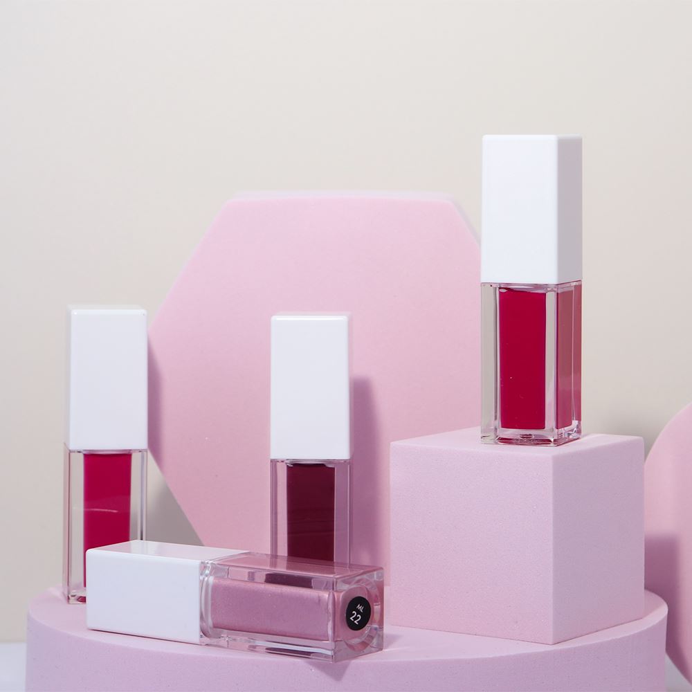 25 Color White Square Cover Large Brush Head Matte Liquid Lipstick