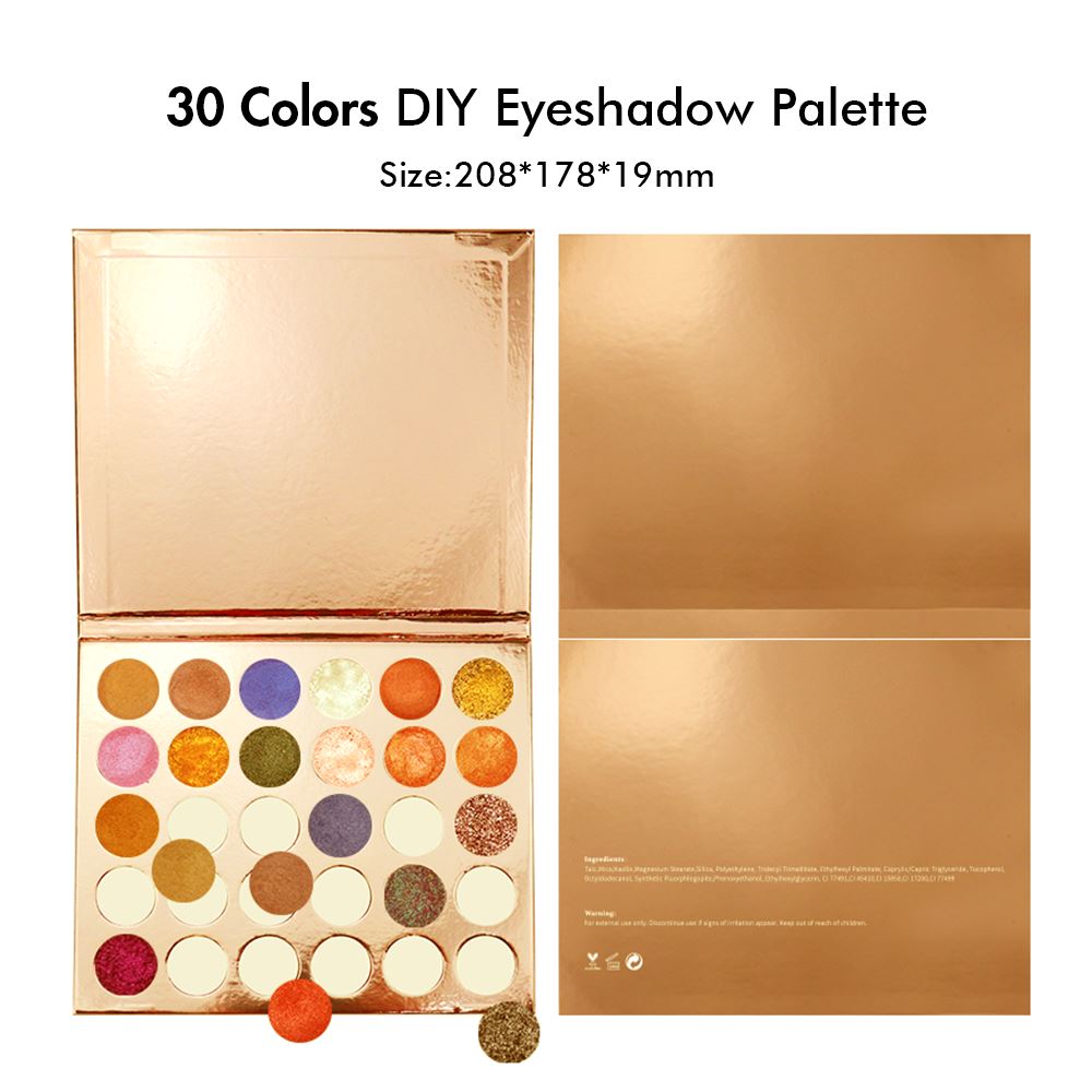 【Kostenloser Versand】 Musterset mit 169 Stück Vollständiger Satz DIY-Monochrom-Lidschatten und verschiedene Arten von DIY-leeren Paletten
