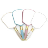 4 colors European style square hand mirror (At least 12Pcs for sale, color mixing is allowed)