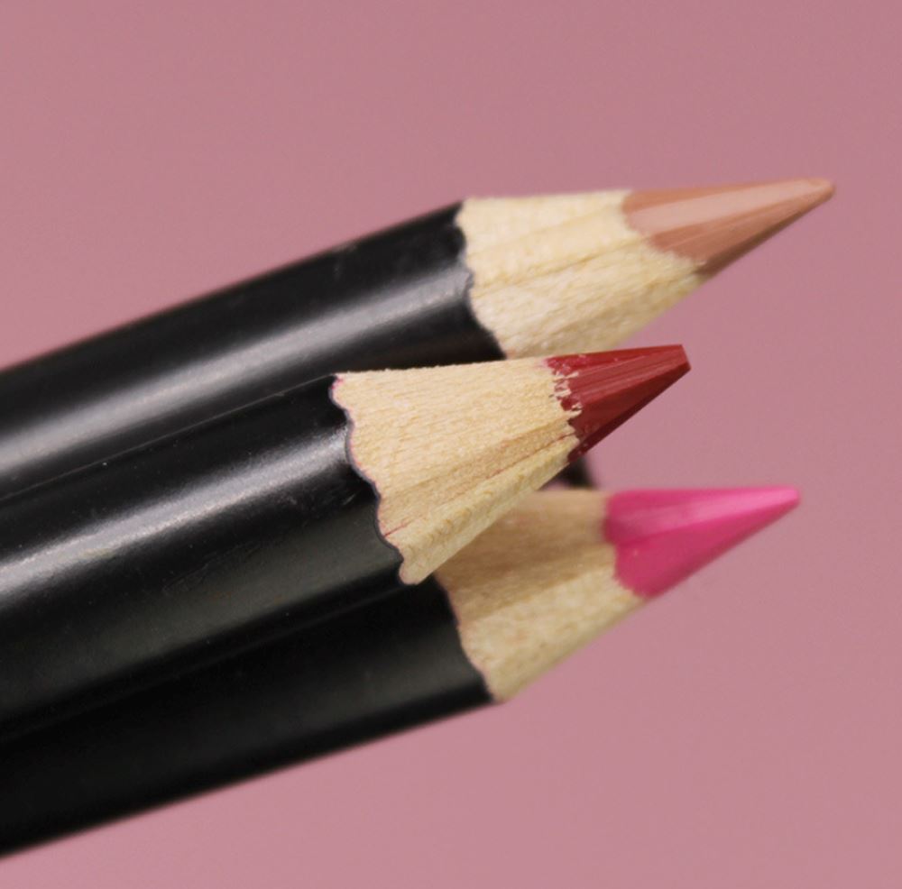 25 color black tube lip liner
