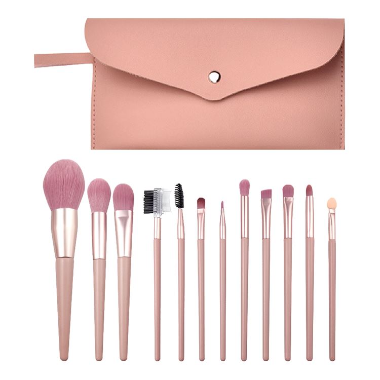Nude powder makeup brush