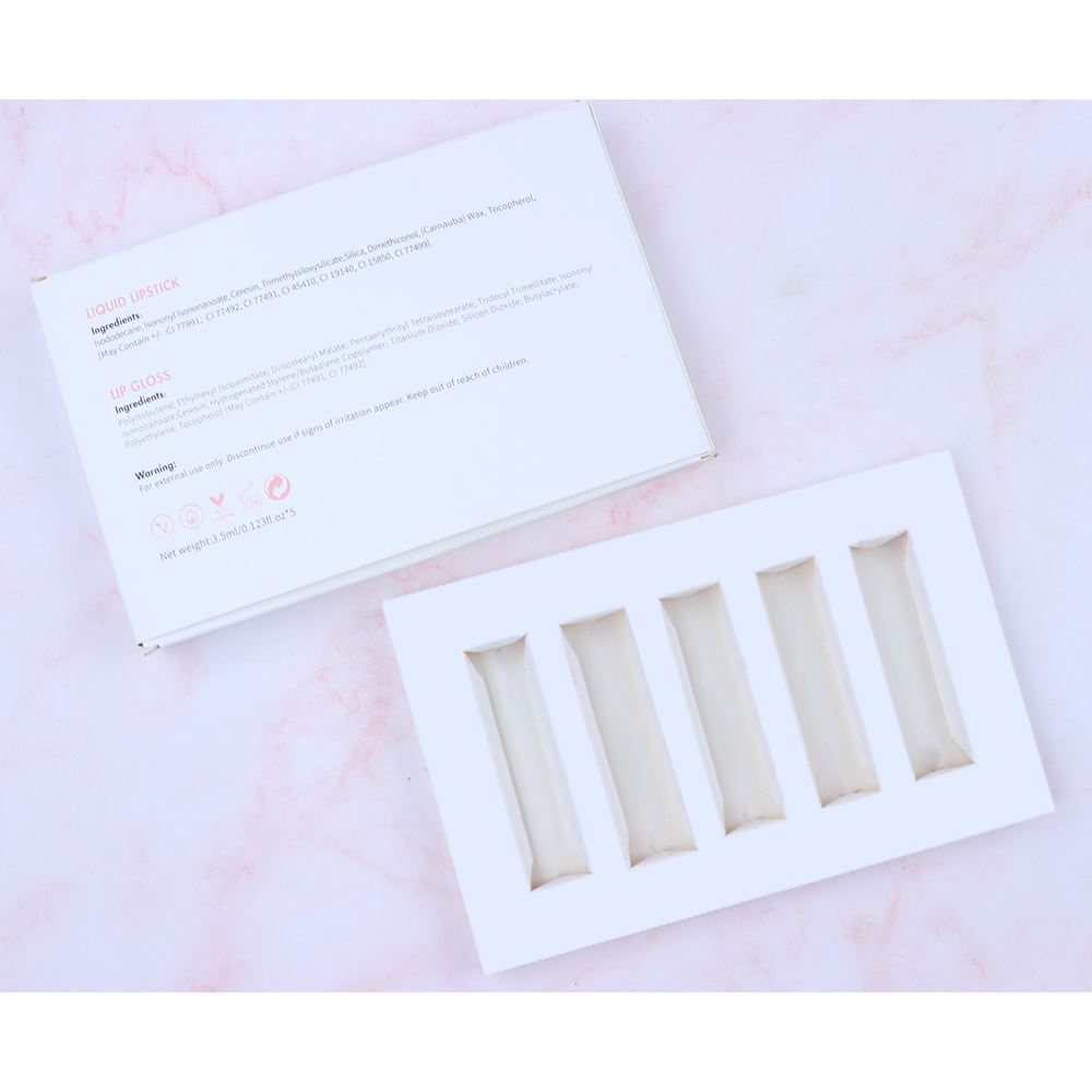 Juego de 5 uds de pintalabios líquido/brillo de labios Diy-B