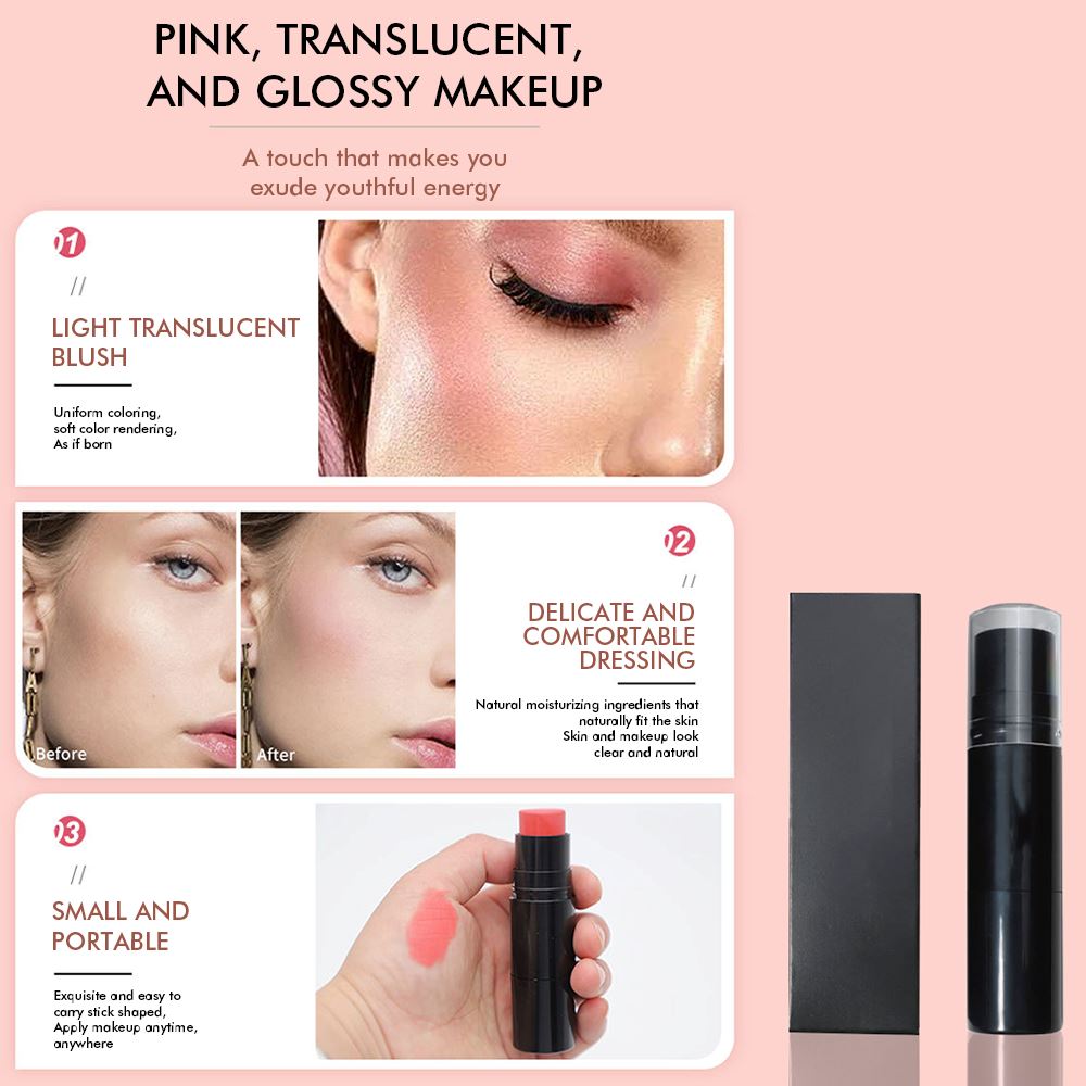 7-color blush stick (with brush)