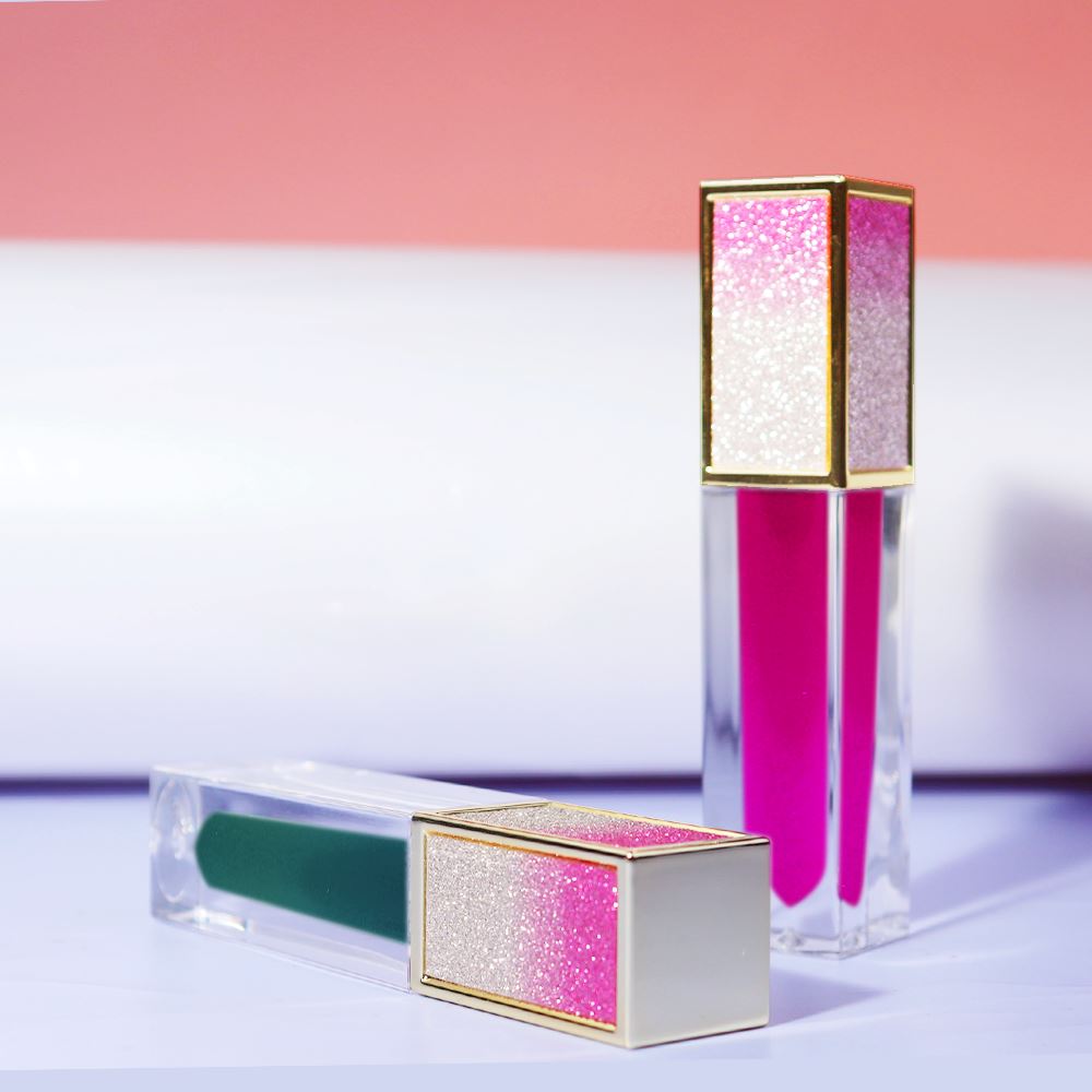 51 colors No-stick matte glitter gradient square tube liquid lipstick (#01-#30)