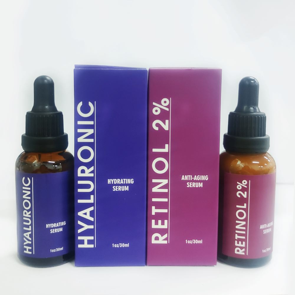 Essence d'acide hyaluronique de rétinol de vitamine C (10pcs)