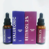 Essence d'acide hyaluronique de rétinol de vitamine C (10pcs)