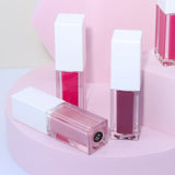 25 Color White Square Cover Large Brush Head Matte Liquid Lipstick