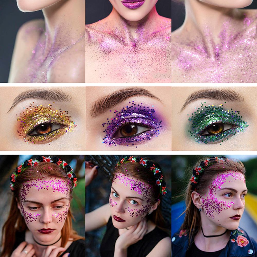 Schneeflocke Weihnachtsmann Baum Nail Art Ornament Glitter Diamant