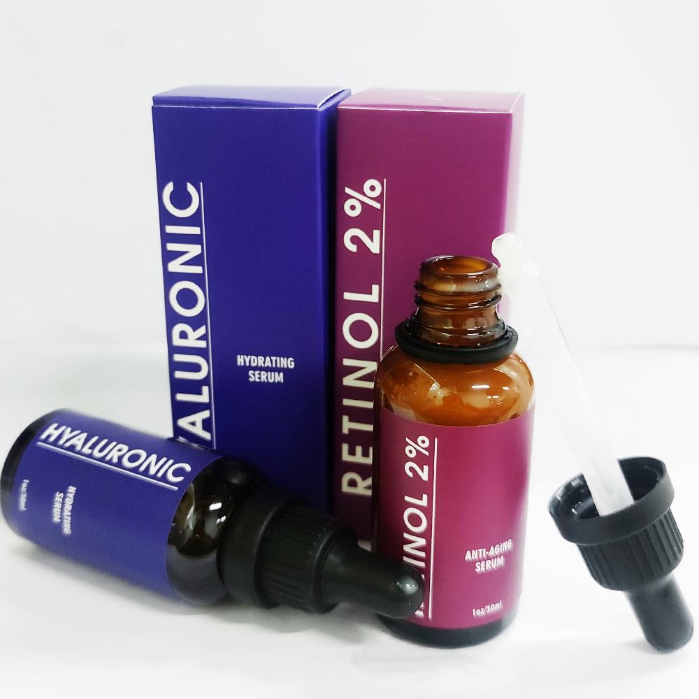 Essence d'acide hyaluronique de rétinol de vitamine C (10pcs)