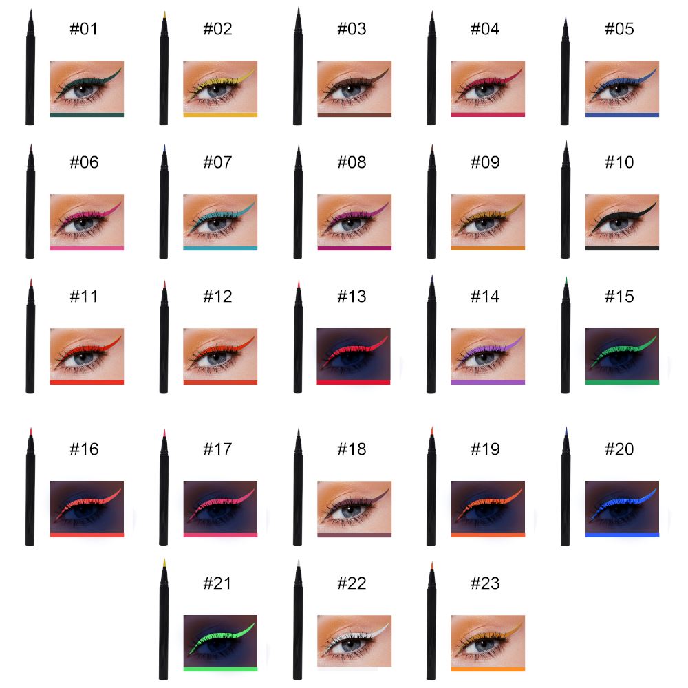 23 Colors Long Lasting Eyeliner 【30PCS Free Shipping & Free Print Logo】