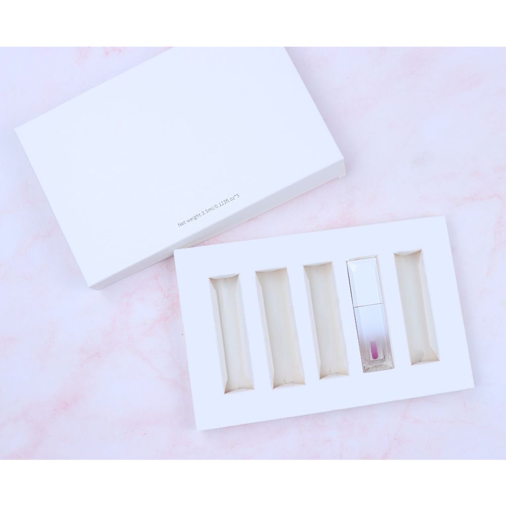 Juego de 5 uds de pintalabios líquido/brillo de labios Diy-B