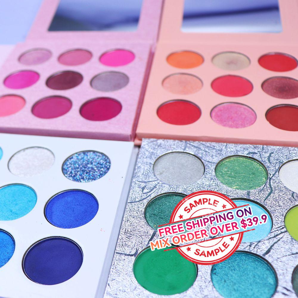 【SAMPLE】9 Color Highpigment Eyeshadow Palette -【Free Shipping On Mix Order Over $39.9】