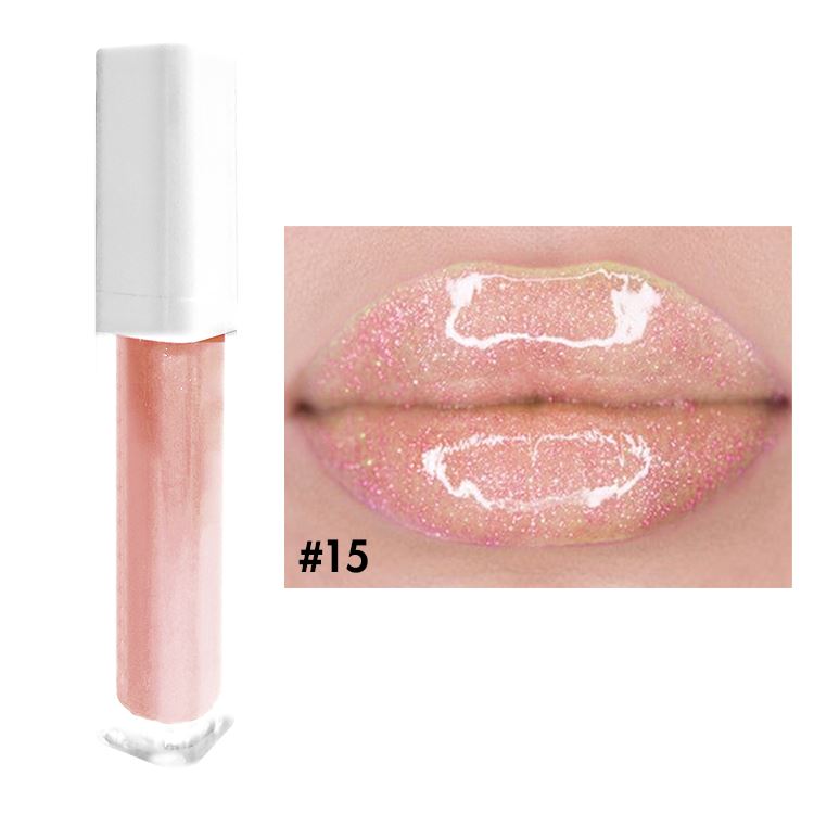 52 colors white square tube moisturizing lip gloss(#1-#26)