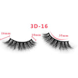3D Thick Mink Hair False Eyelashes (#01-#25)