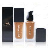12 Colors Black Lid Square Tube Foundation - MSmakeupoem.com