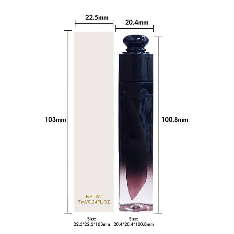 34 colors Black gradient tube lip gloss(#23-#34)
