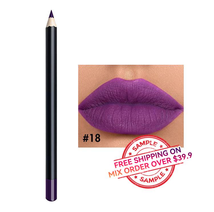 【SAMPLE】25color black tube lip liner -【Free Shipping On Mix Order Over $39.9】