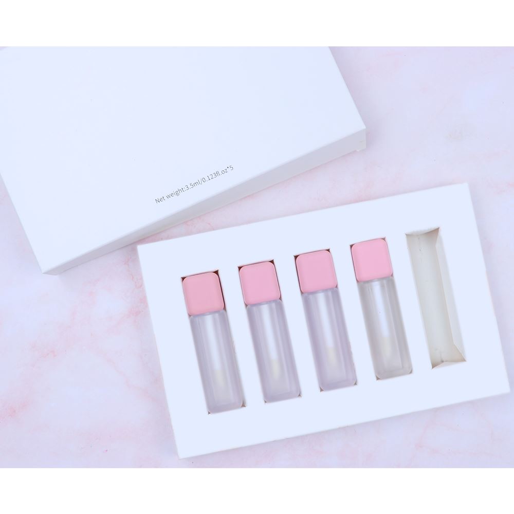 Juego de 5 uds de pintalabios líquido/brillo de labios Diy-B