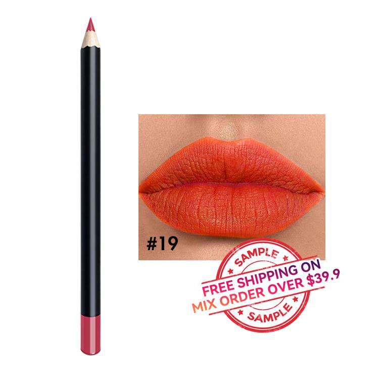 【SAMPLE】25color black tube lip liner -【Free Shipping On Mix Order Over $39.9】