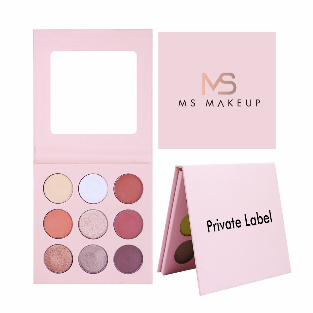 Paleta de sombras de ojos de 9 colores Highpigment (50 piezas envío gratis)