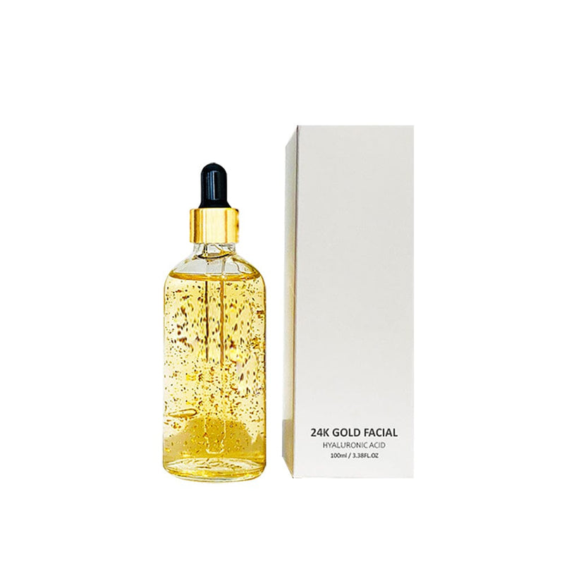 Essence hydratante à la feuille d'or 24 carats / Sérum anti-âge pour le visage Sérum de soins de la peau